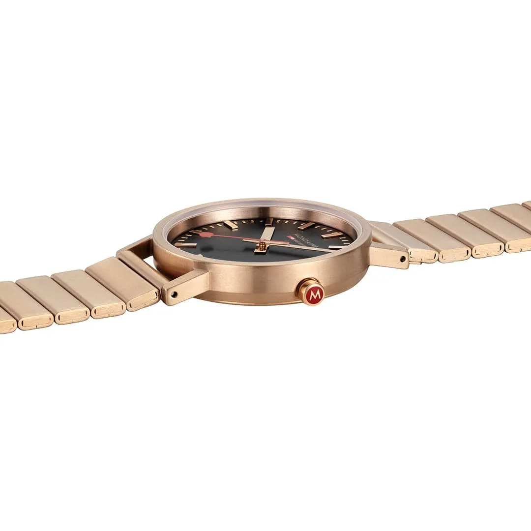 MONDAINE CLASSIC, 36MM, ROSE GOLD WATCH A660.30314.16SBR