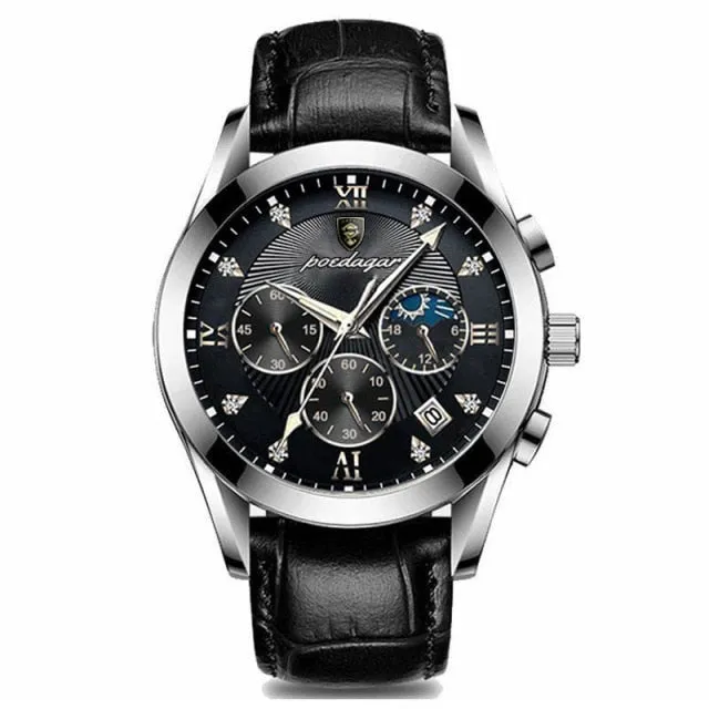 New Fashion Mens Watches Waterproof Luminous TLuxury Quartz Wristwatch