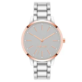 Nine West Grey Dial Analog Watch For -  Ladies NW-2099GYRT