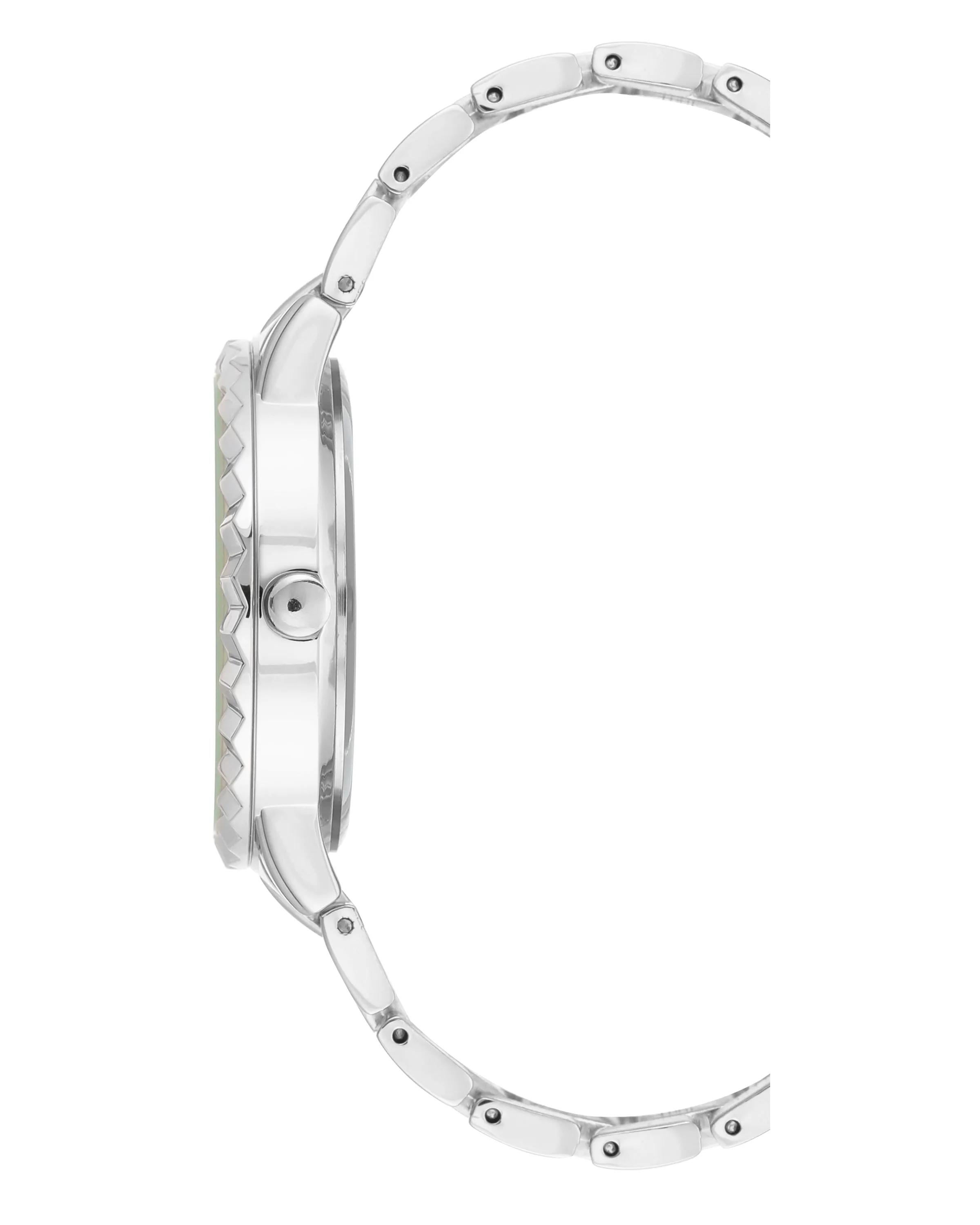 Nine West Silver Dial Analog Watch For -  Ladies NW-2283SVSV