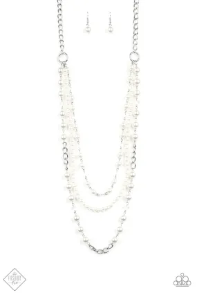 Paparazzi Necklace ~ New York City Chic  - White