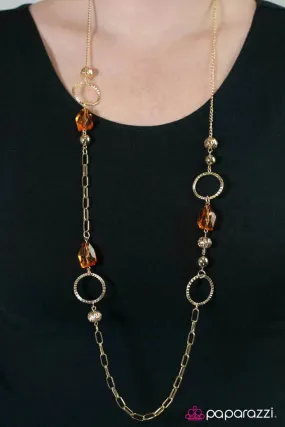 Paparazzi Necklace ~ Please, Hold Your Applause - Orange
