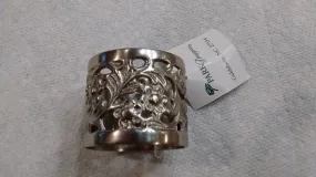 Park Designs "Rose Filigree Napkin Ring Pewter" Kitchen Dining Napkin Rings
