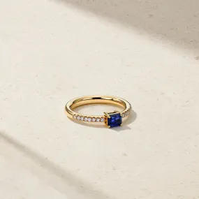 Petite Nouveau Sapphire Ring