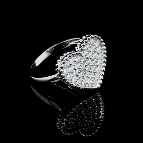 PREORDER | Large Classic Heart Diamond Ring 14kt