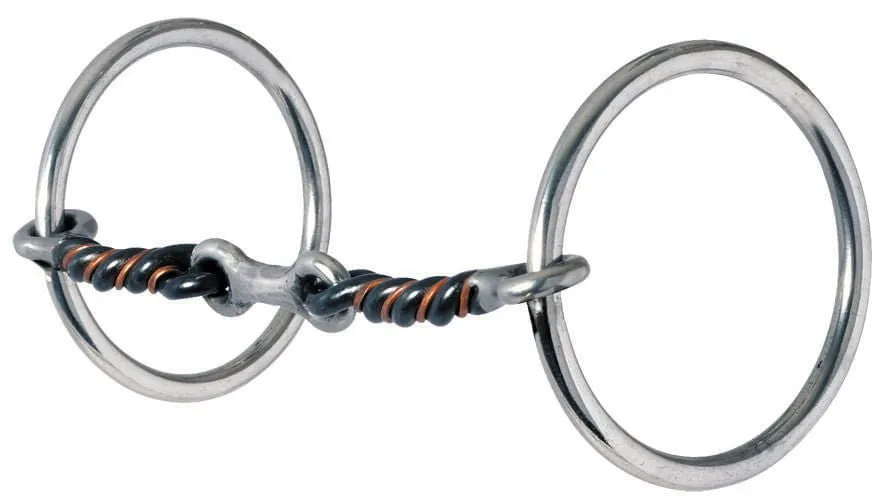 Reinsman Traditional Sweet and Sour Dog Bone Loose Ring Snaffle Bit