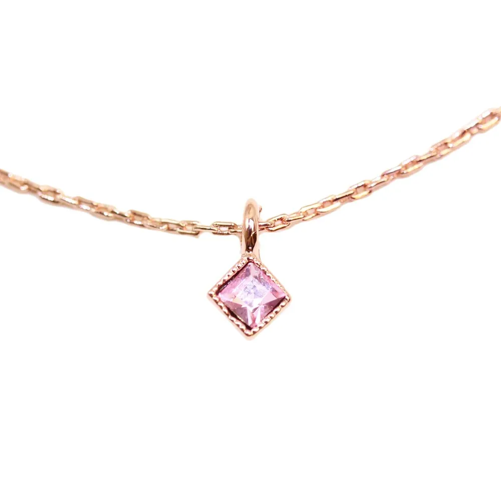 Rhombus Stone Necklace