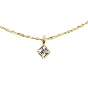Rhombus Stone Necklace