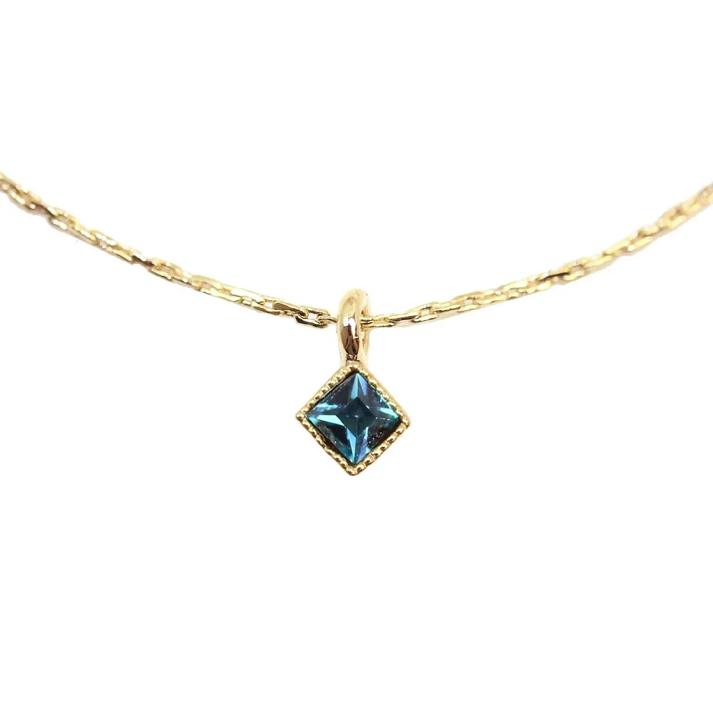 Rhombus Stone Necklace