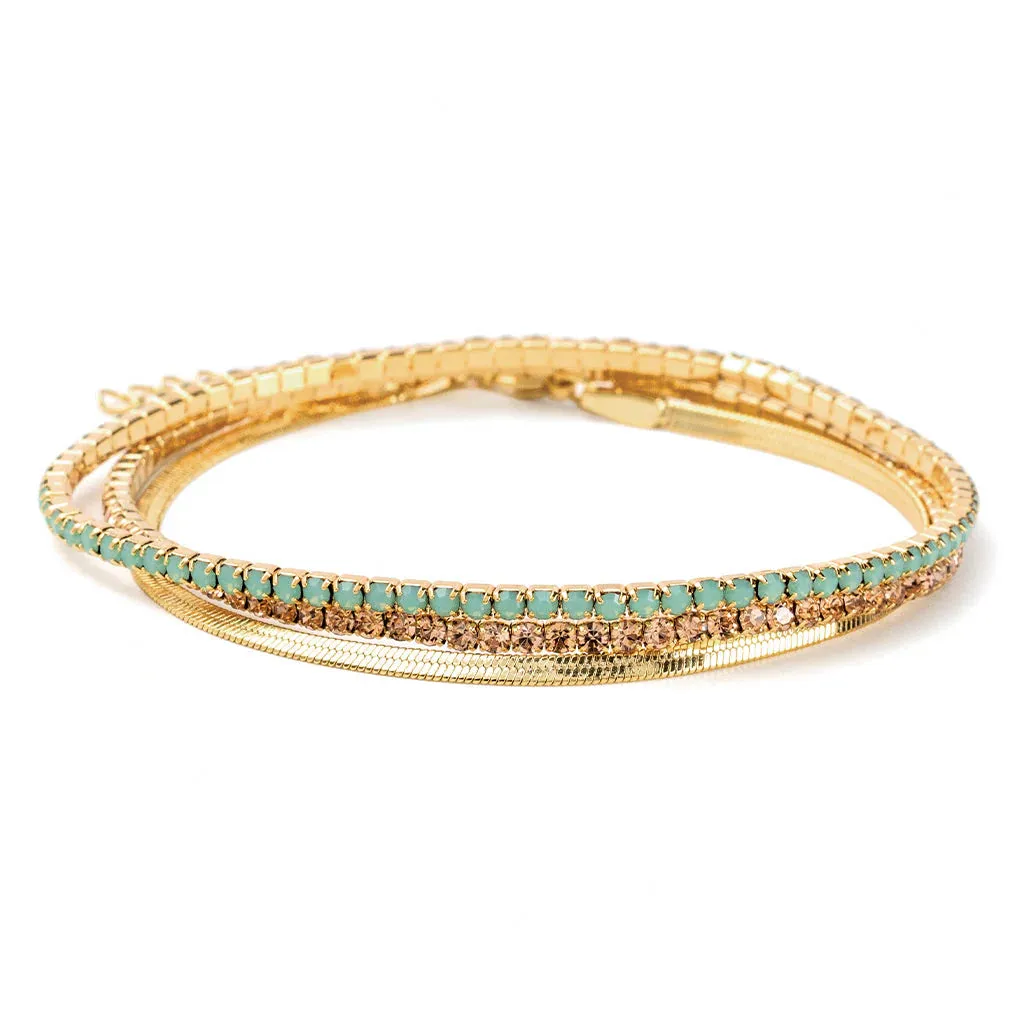 Scout Curated Wears | Sparkle & Shine Rhinestone Bracelet Trio