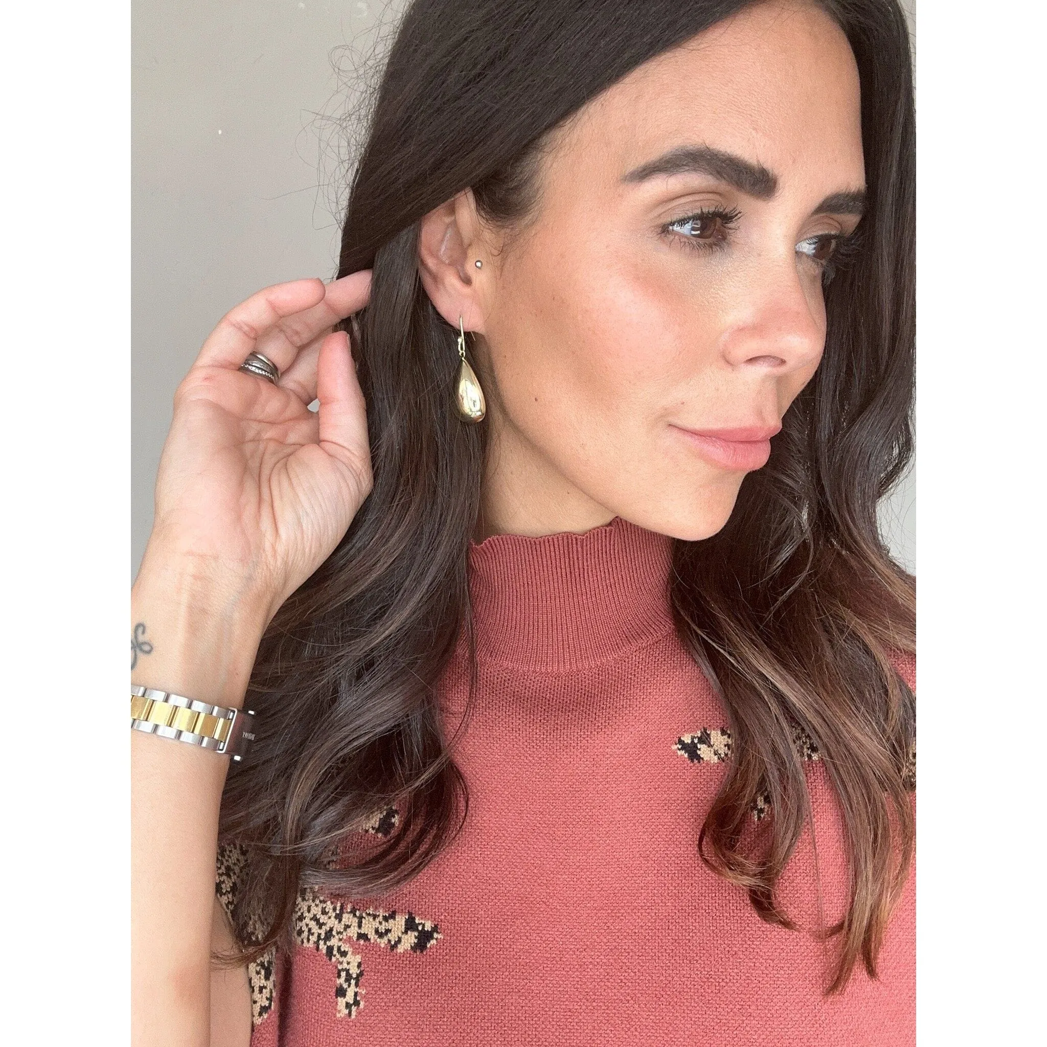 Sheila Fajl Small Tranquility Earrings - Shiny