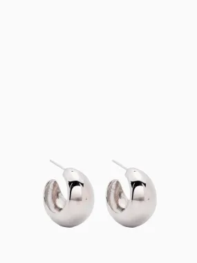 Shiny-crescent earrings