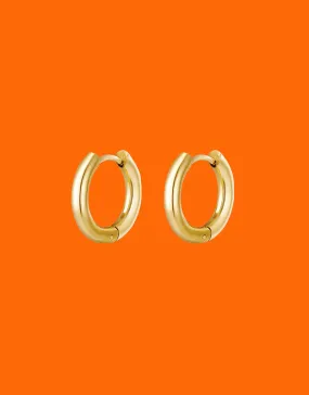 Small basic creoles earrings