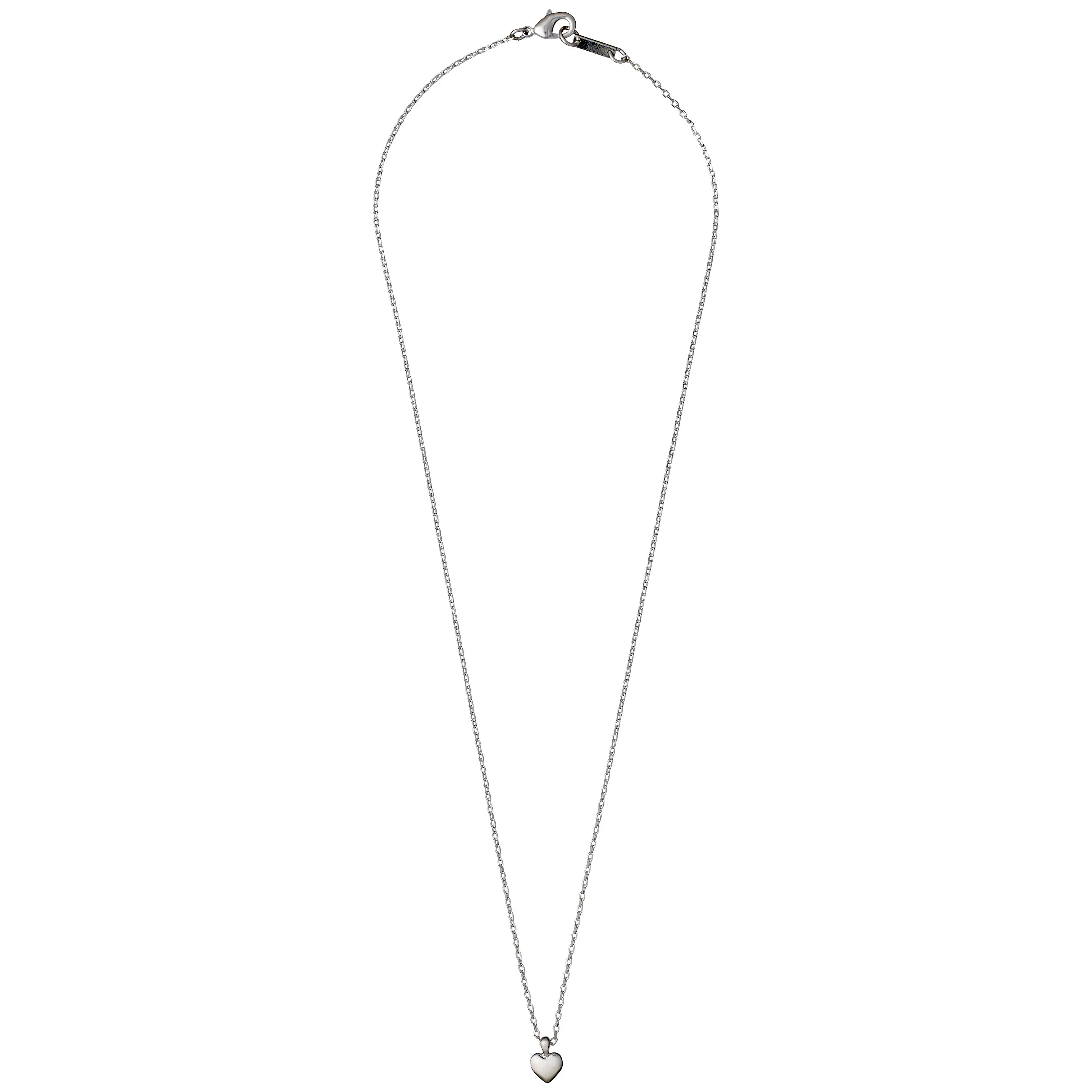 SOPHIA tiny heart pendant necklace silver-plated