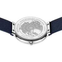 Unisex Classic Watch with Milanese Band in Solid Black