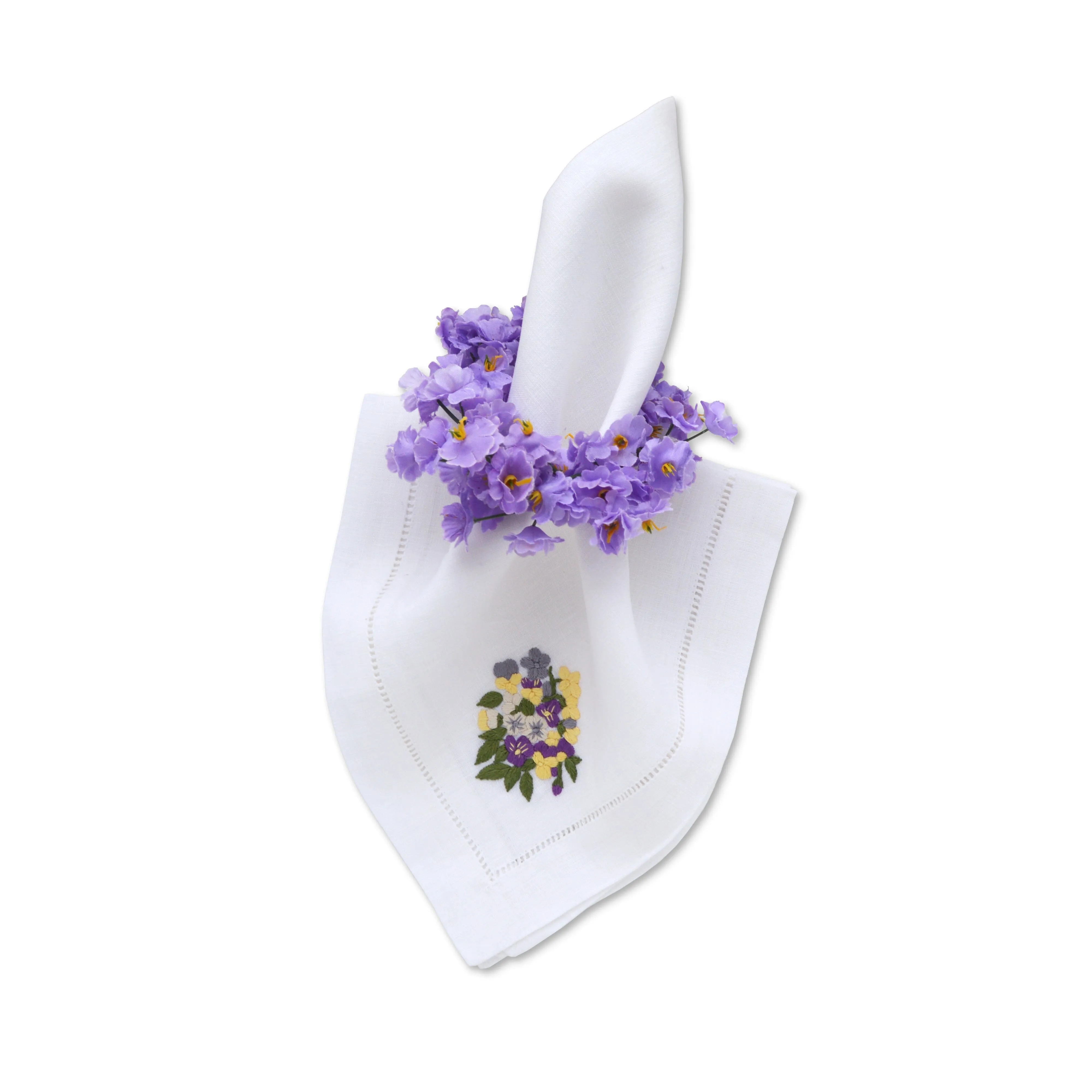 Violet Napkin Rings (4)