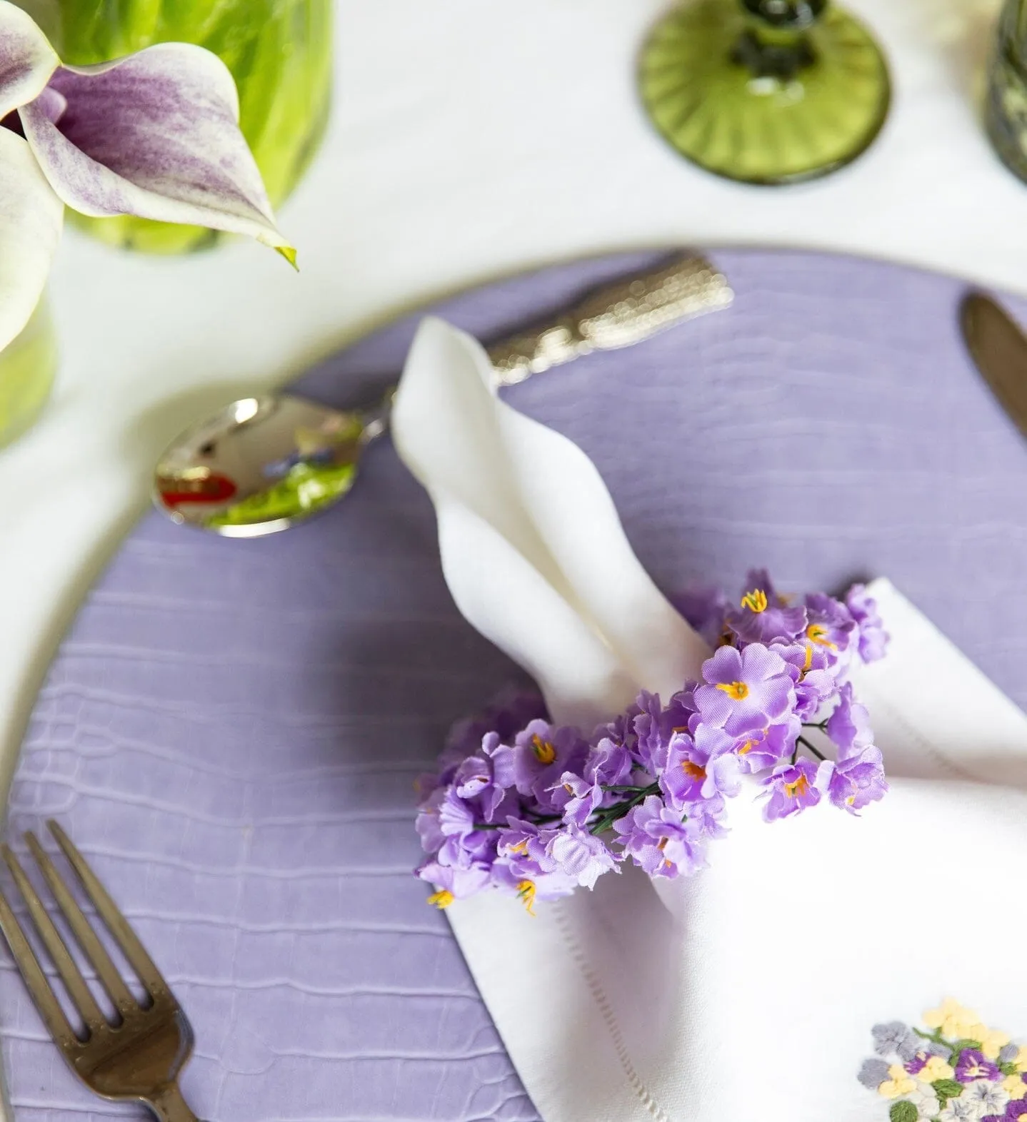 Violet Napkin Rings (4)