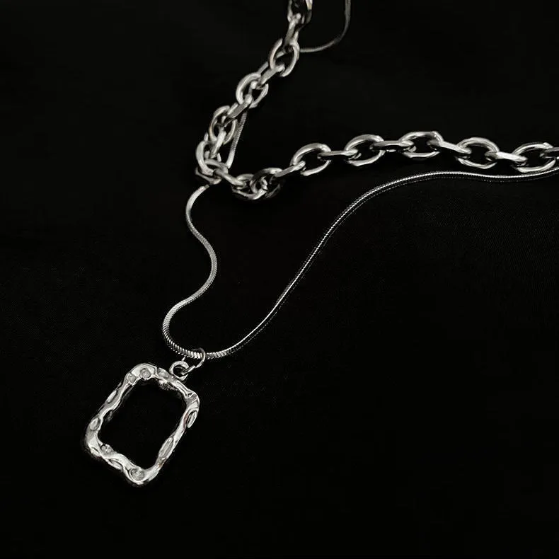 Wholesale Alloy Simple Stacked Necklaces JDC-NE-YiWei007
