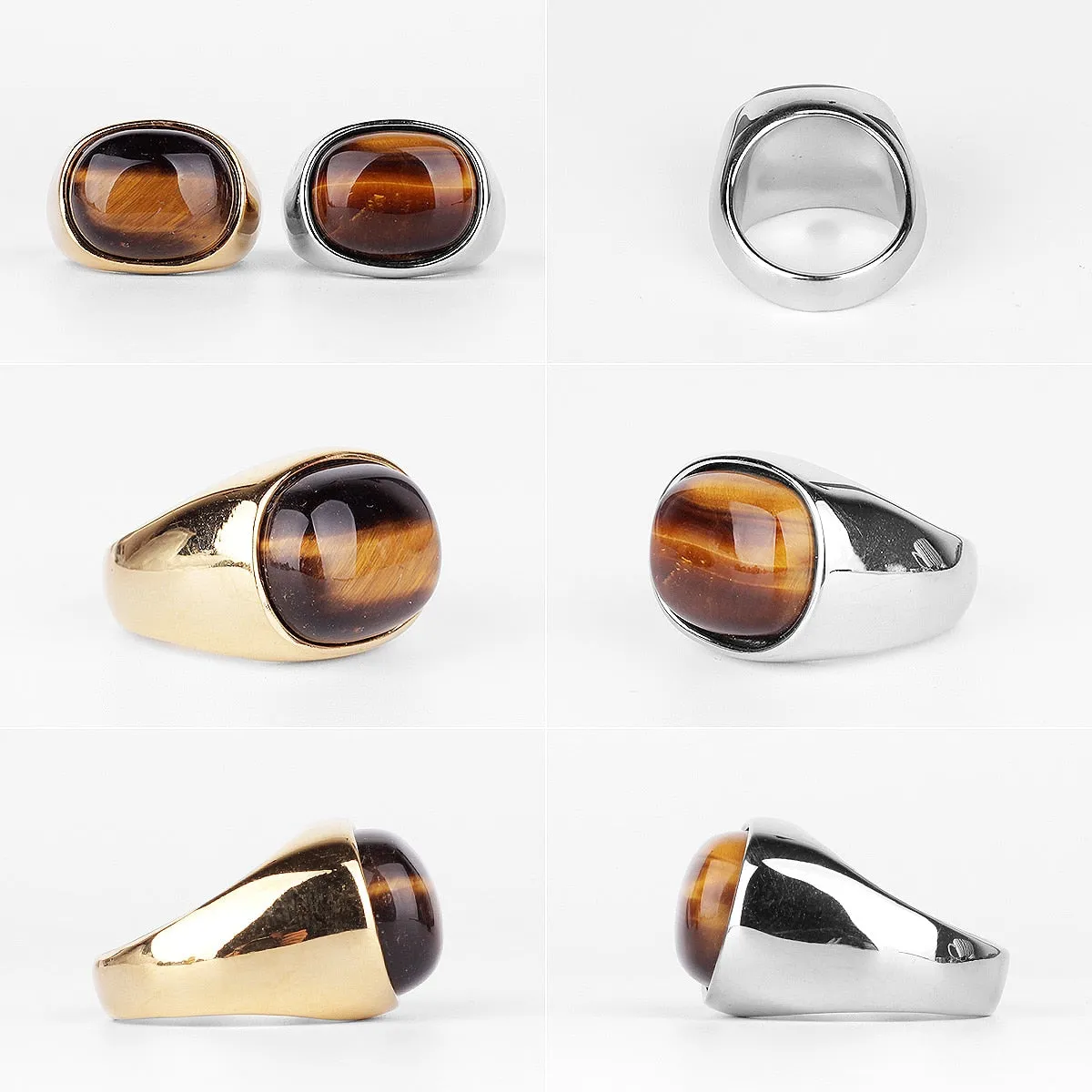 Wood Grain Elegant Rings