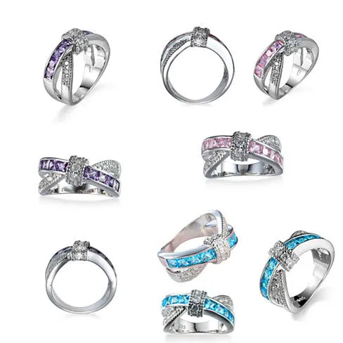 You Cross My Mind Ring Diamond Crystals In 3 Lovely Colors