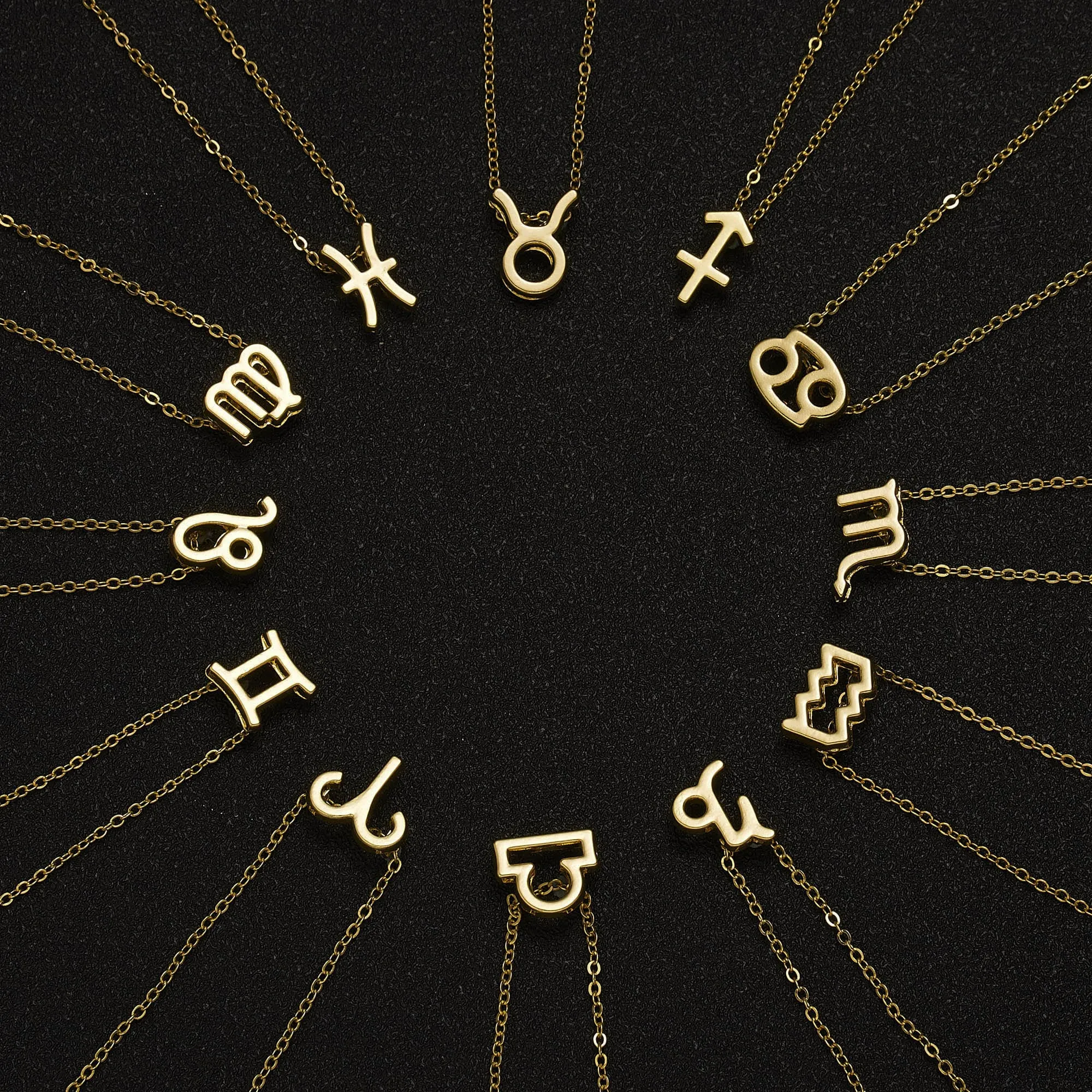 Zodiac Charm Jewelry Set