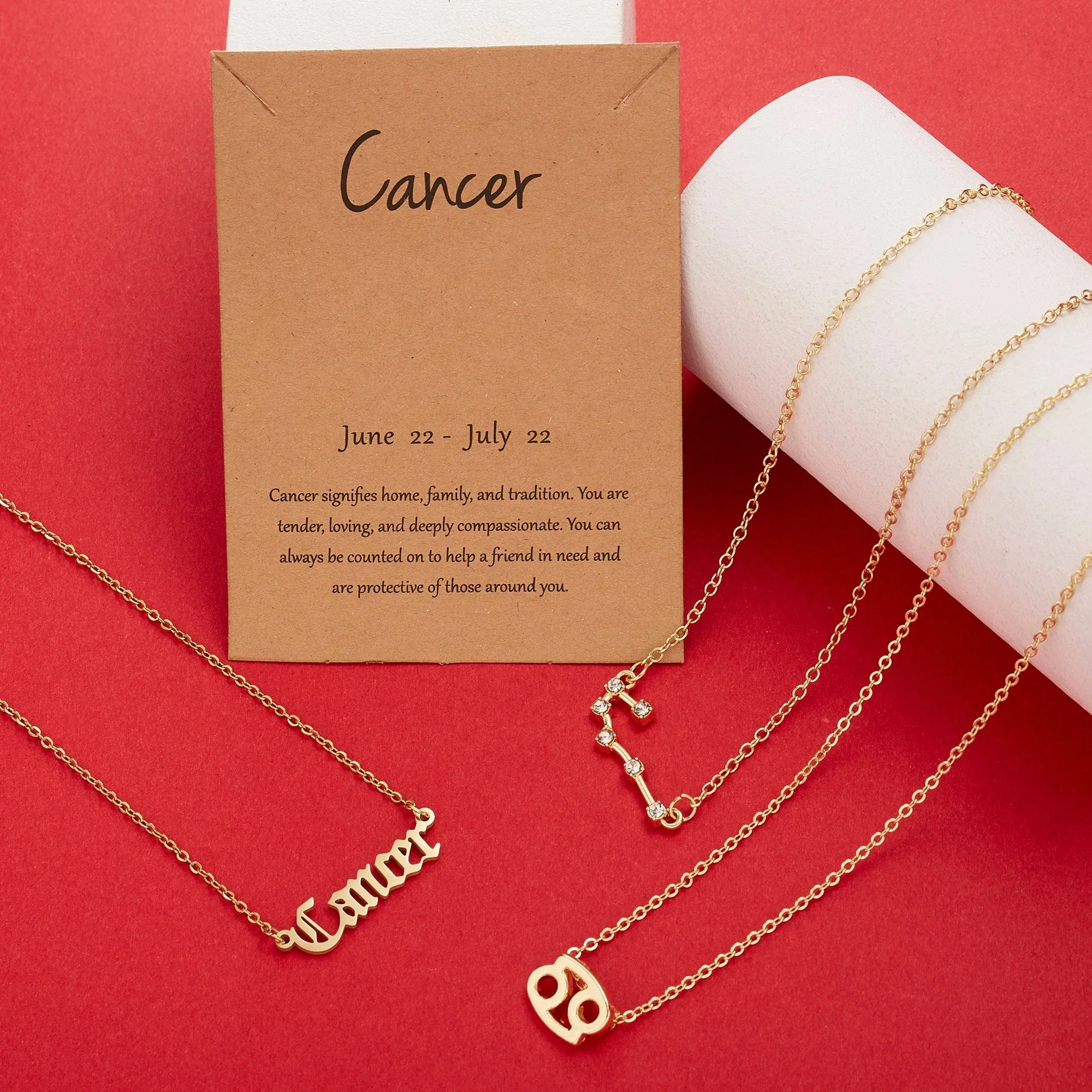 Zodiac Charm Jewelry Set