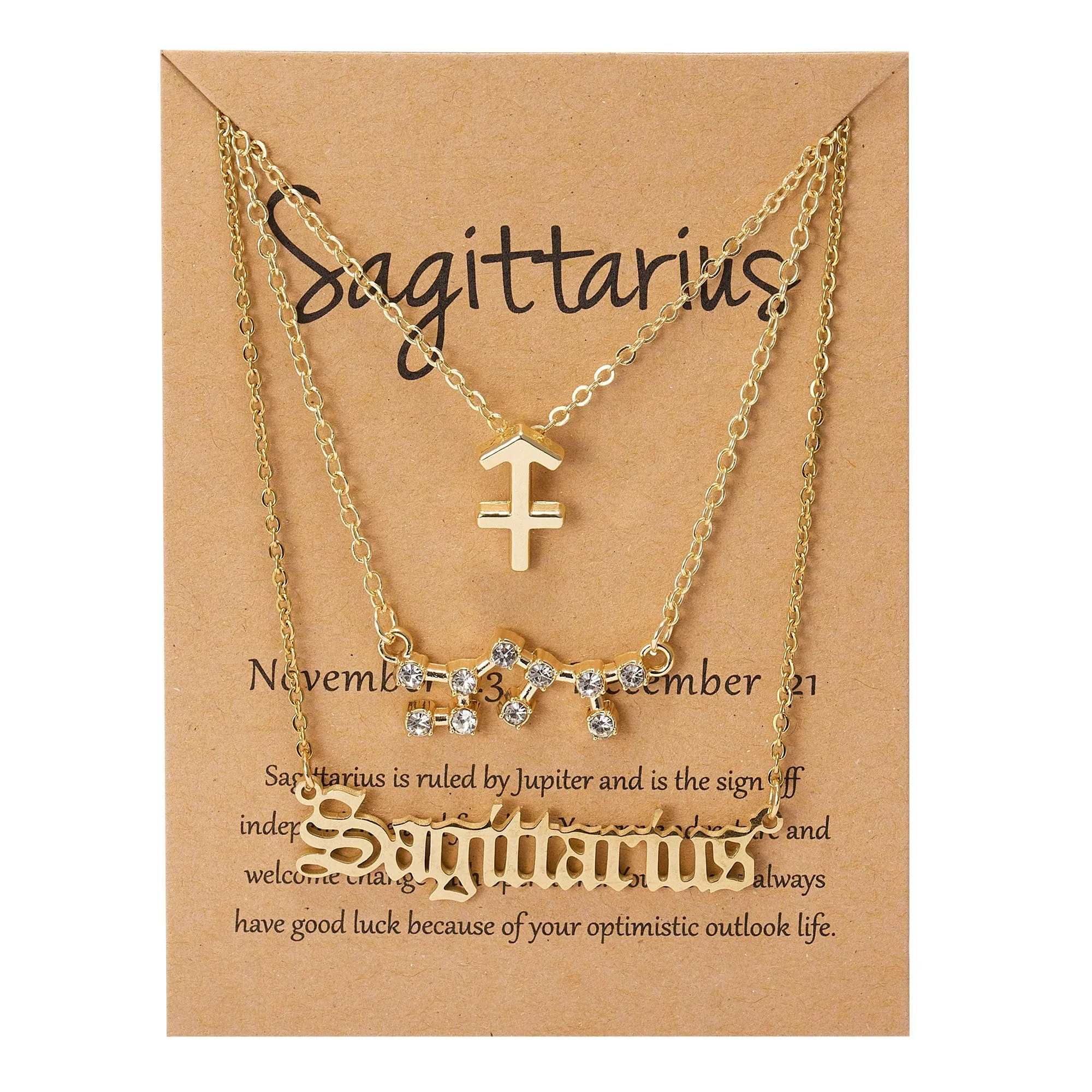 Zodiac Charm Jewelry Set