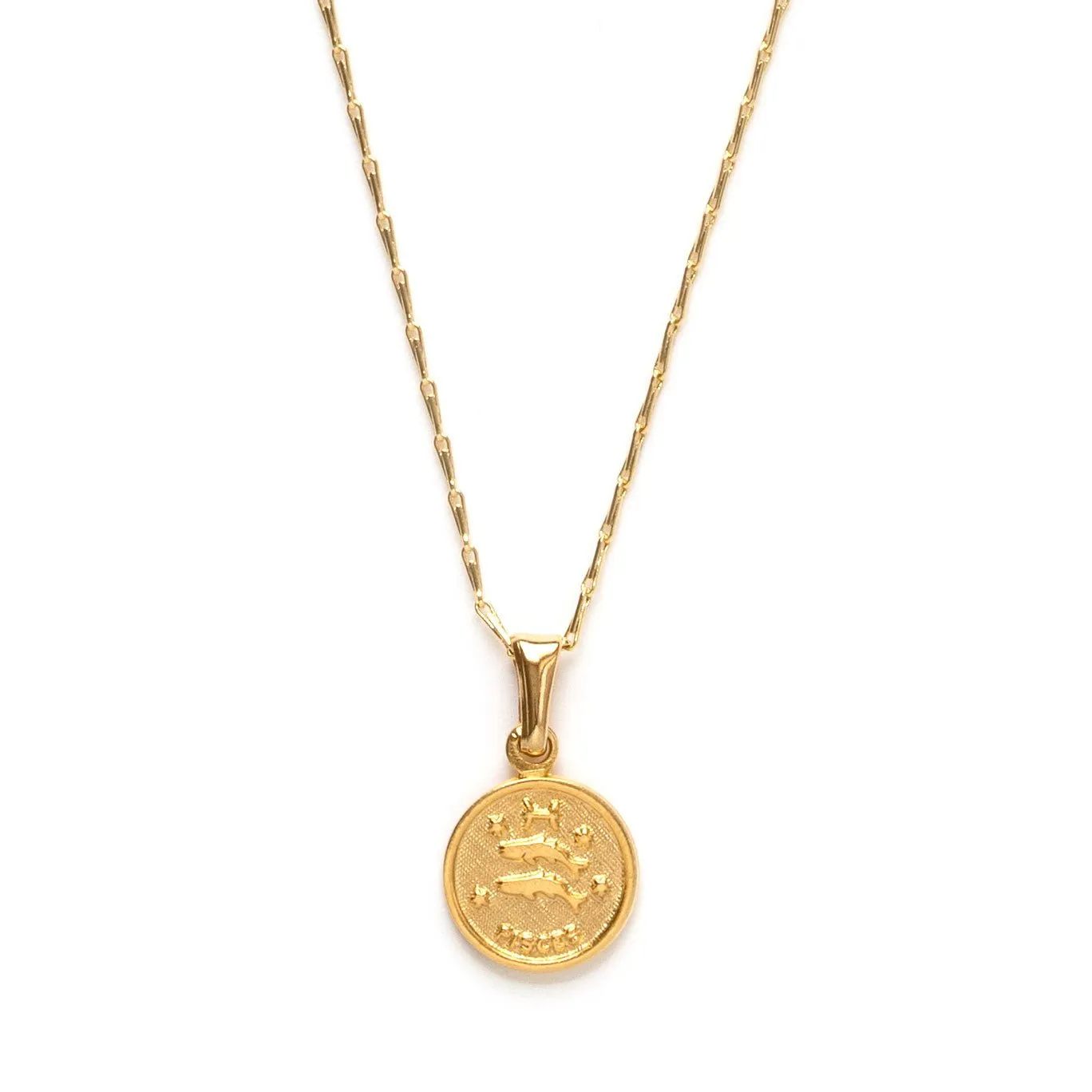 Zodiac Medallion Charm Necklace