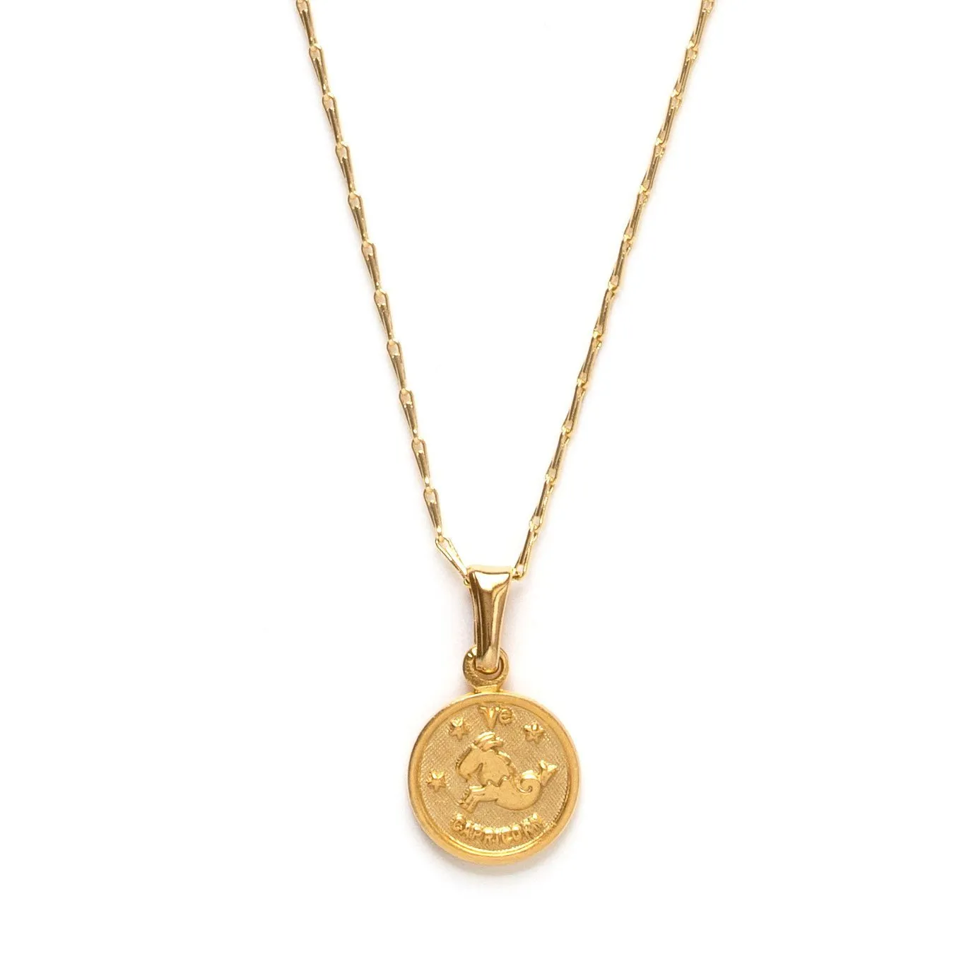Zodiac Medallion Charm Necklace