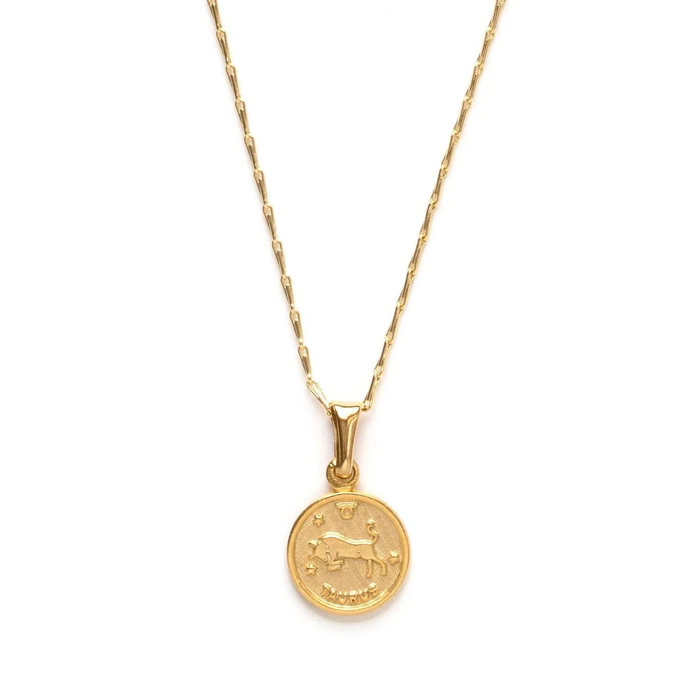 Zodiac Medallion Charm Necklace