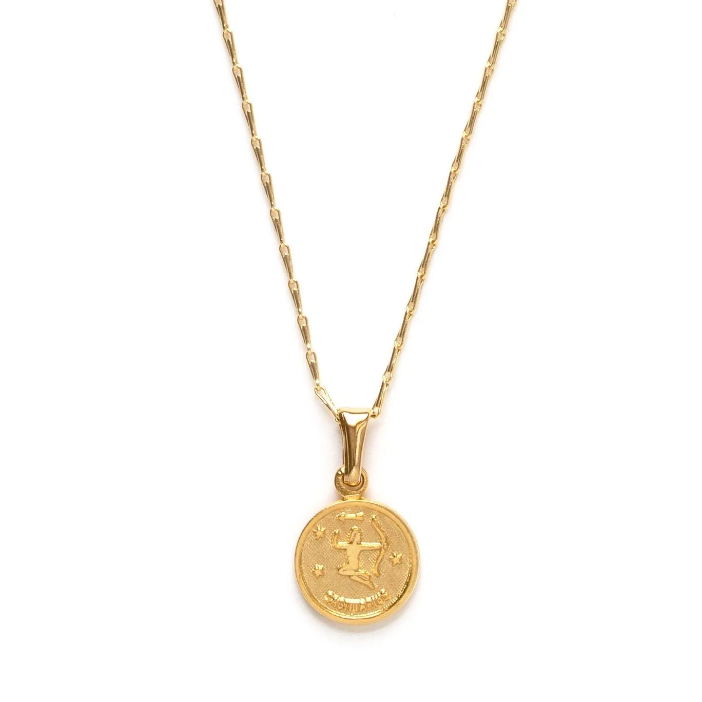 Zodiac Medallion Charm Necklace