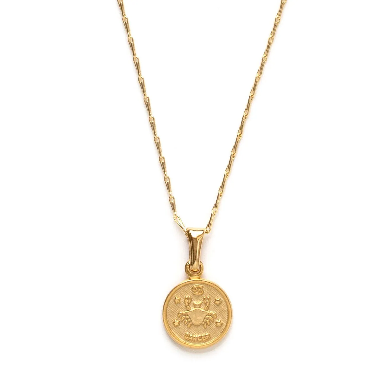 Zodiac Medallion Charm Necklace