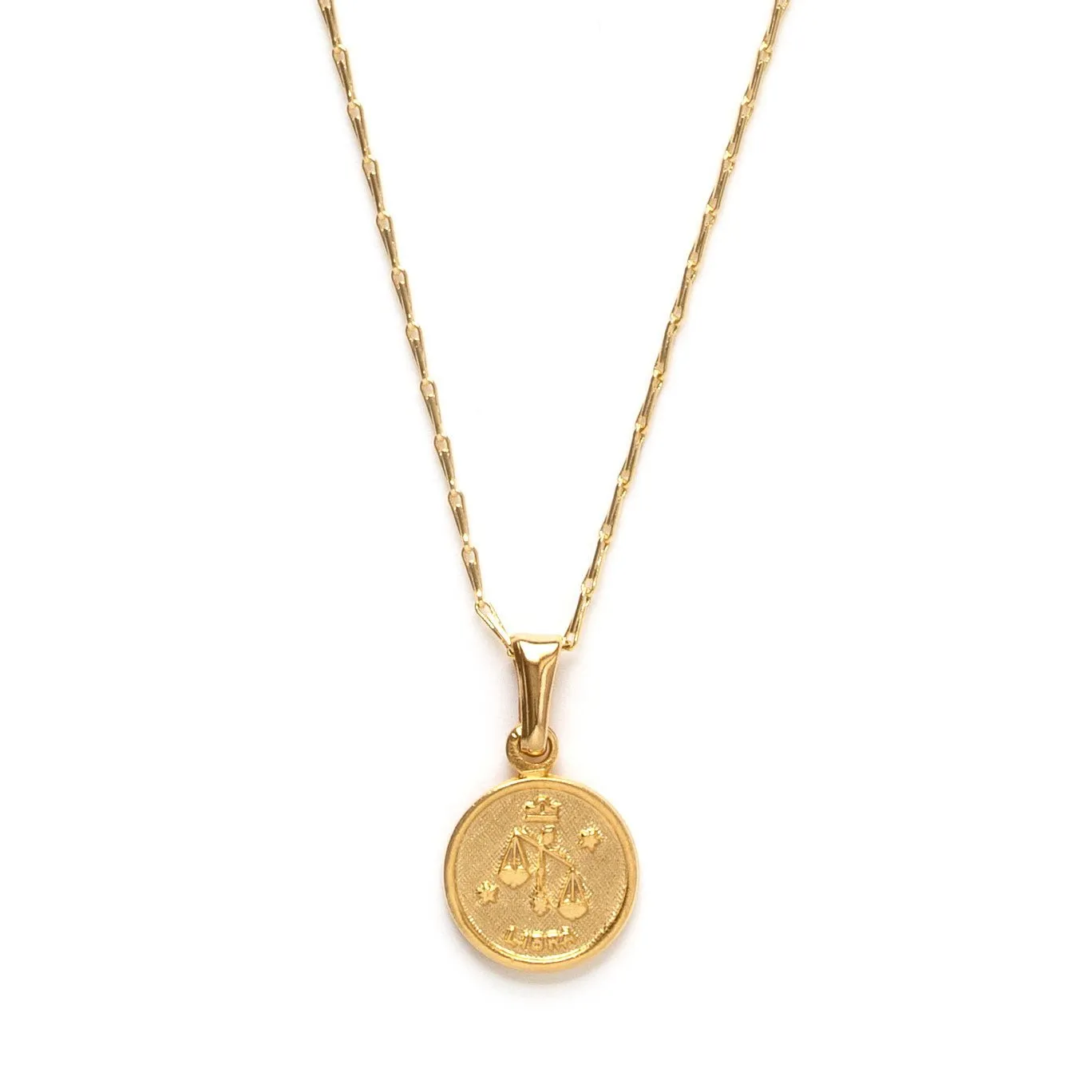 Zodiac Medallion Charm Necklace